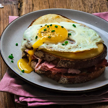 Croque Madame Sandwich