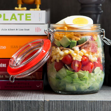 Mason Jar Cobb Salad