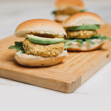 Quinoa Chickpea Burgers