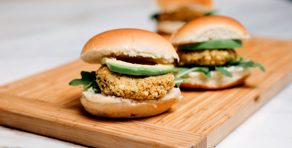 Quinoa Chickpea Burgers