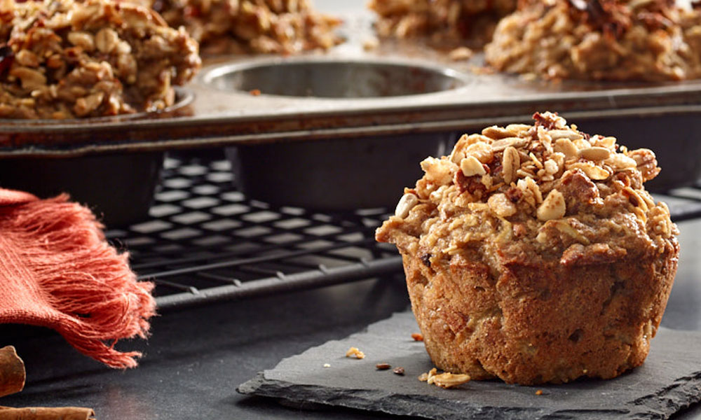 Apple Oat Breakfast Muffins