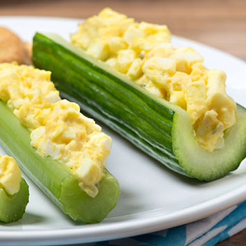 Egg Salad Boats