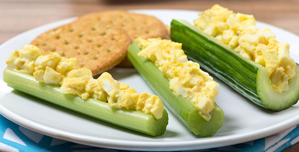 Egg Salad Boats