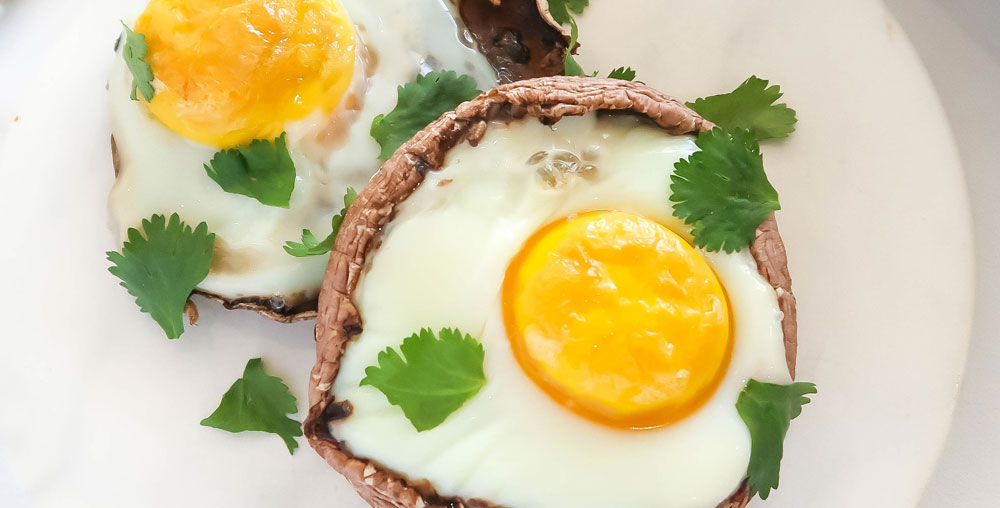 Portobello Baked Eggs