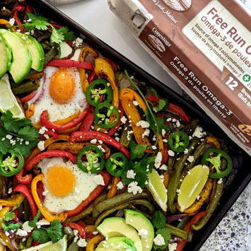 Sheet Pan Breakfast Fajitas