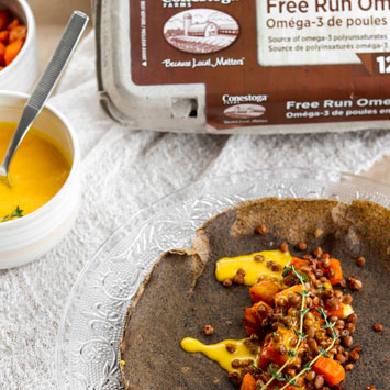 Savoury Fall Buckwheat Crêpe