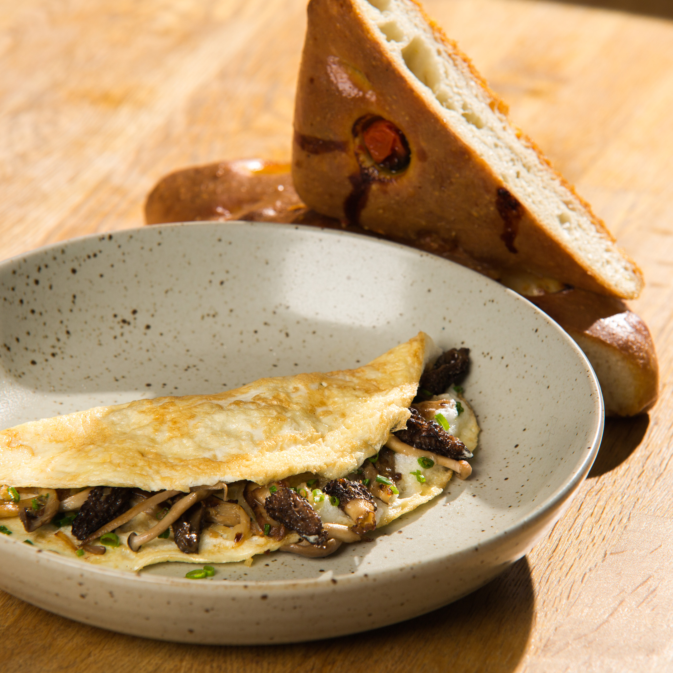Wild Mushroom Egg White Omelette