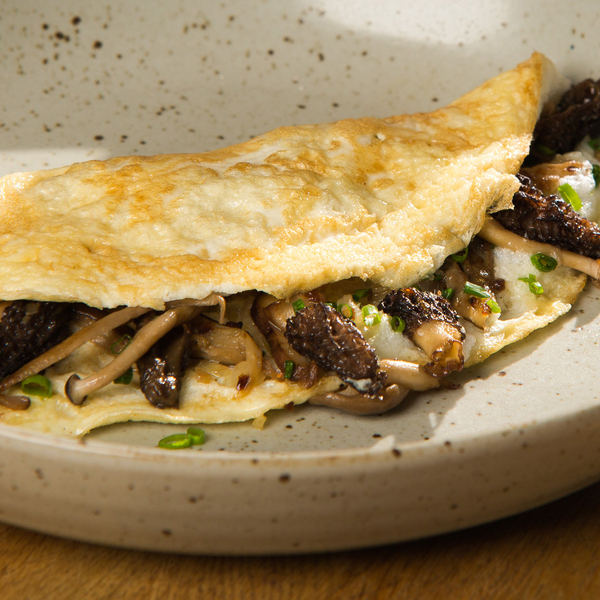 sq-Wild Mushroom Egg White Omelette