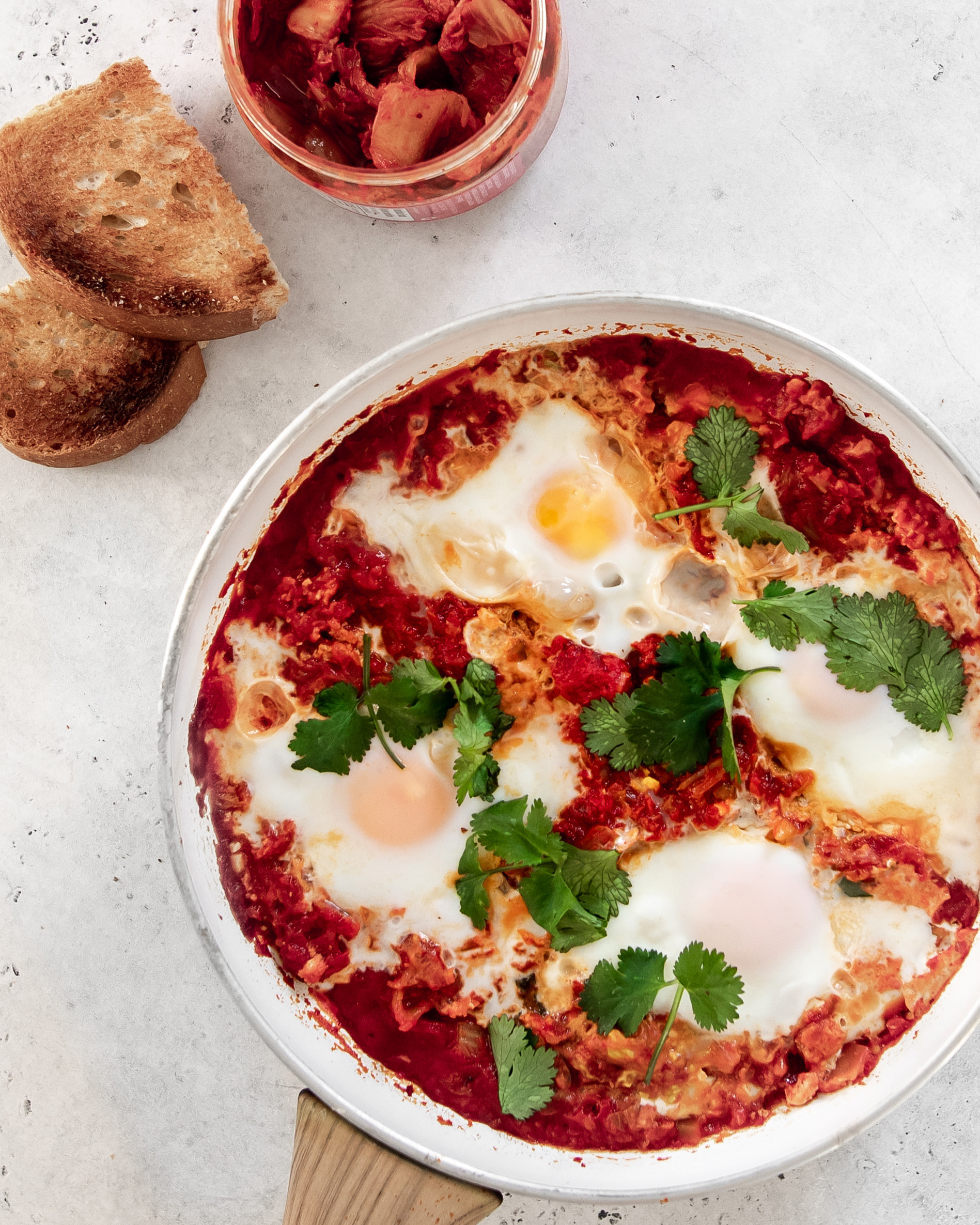 Stove-Top Kimchi Shakshuka