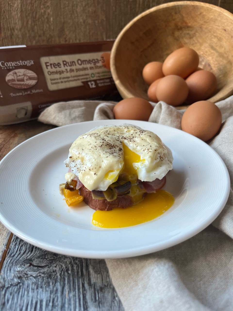 Sweet Potato Eggs Benedict