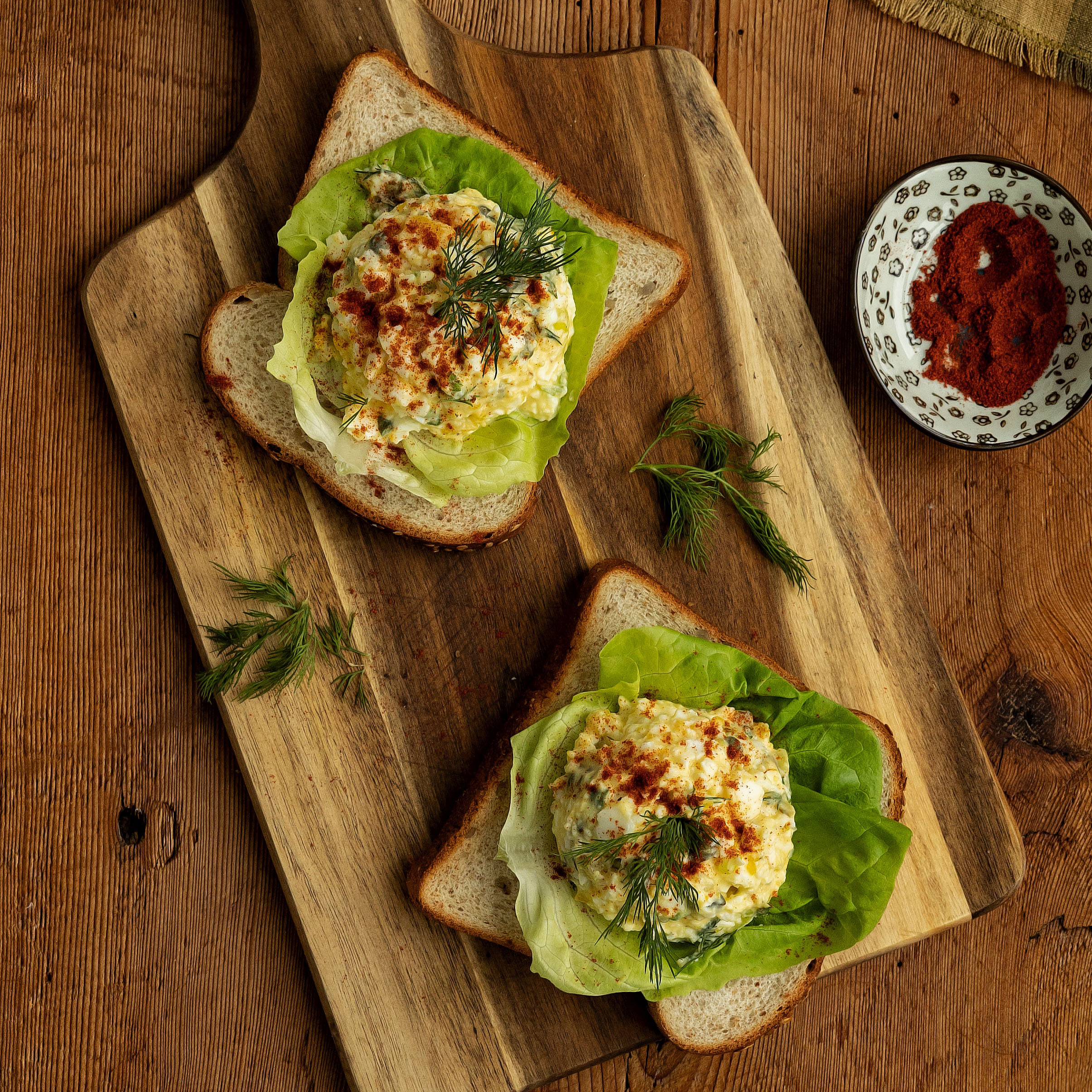 th-Open Face Egg Salad Sandwhich