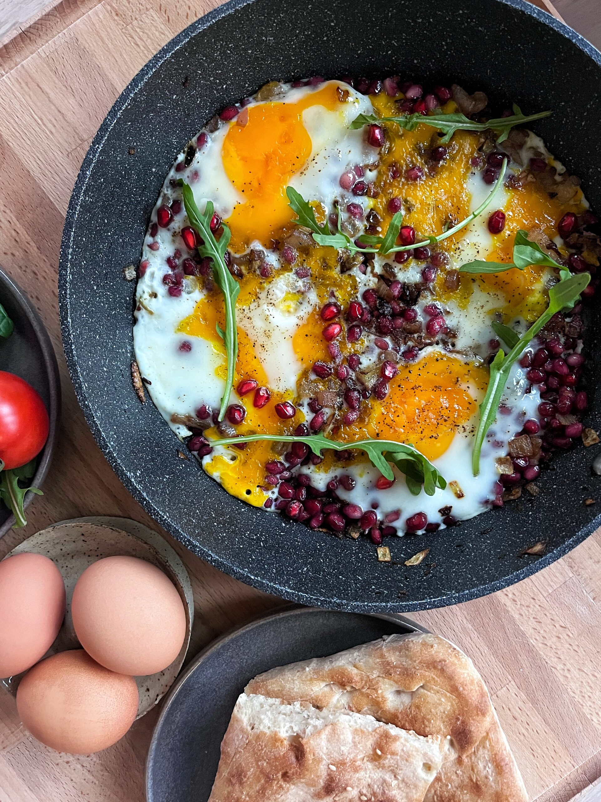 Persian Pomegranate Omelet